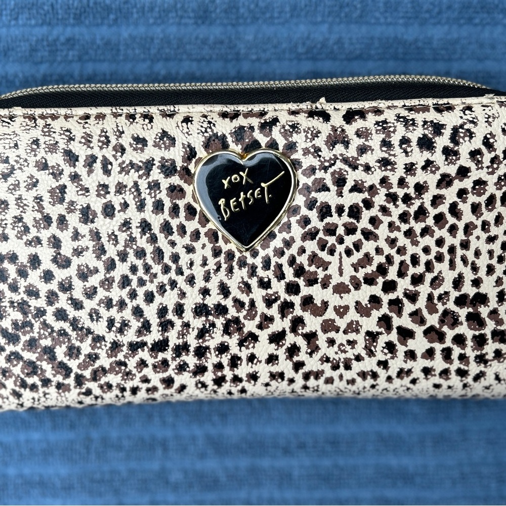 2 for $40 Betsy Johnson Leopard Print Wallet